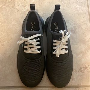 Cole Haan Grand Sport Journey Sneaker navy and white